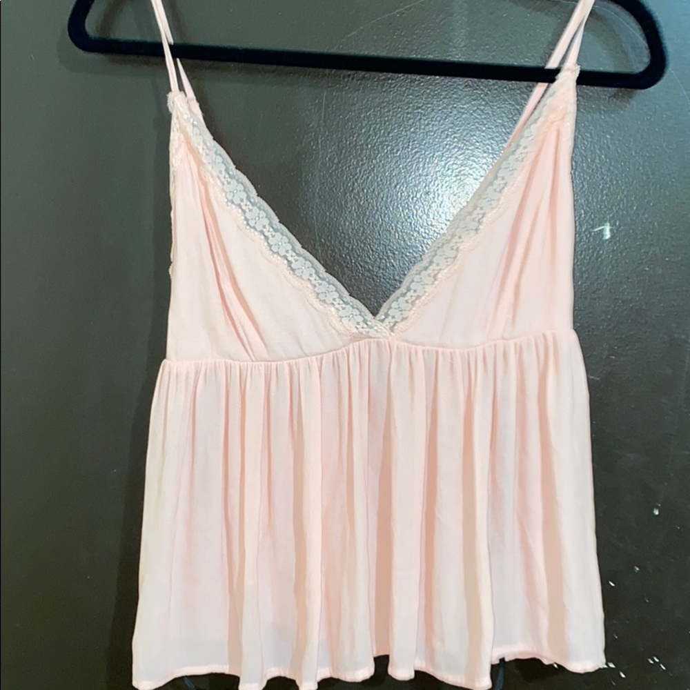 Cropped Pink Babydoll Cami